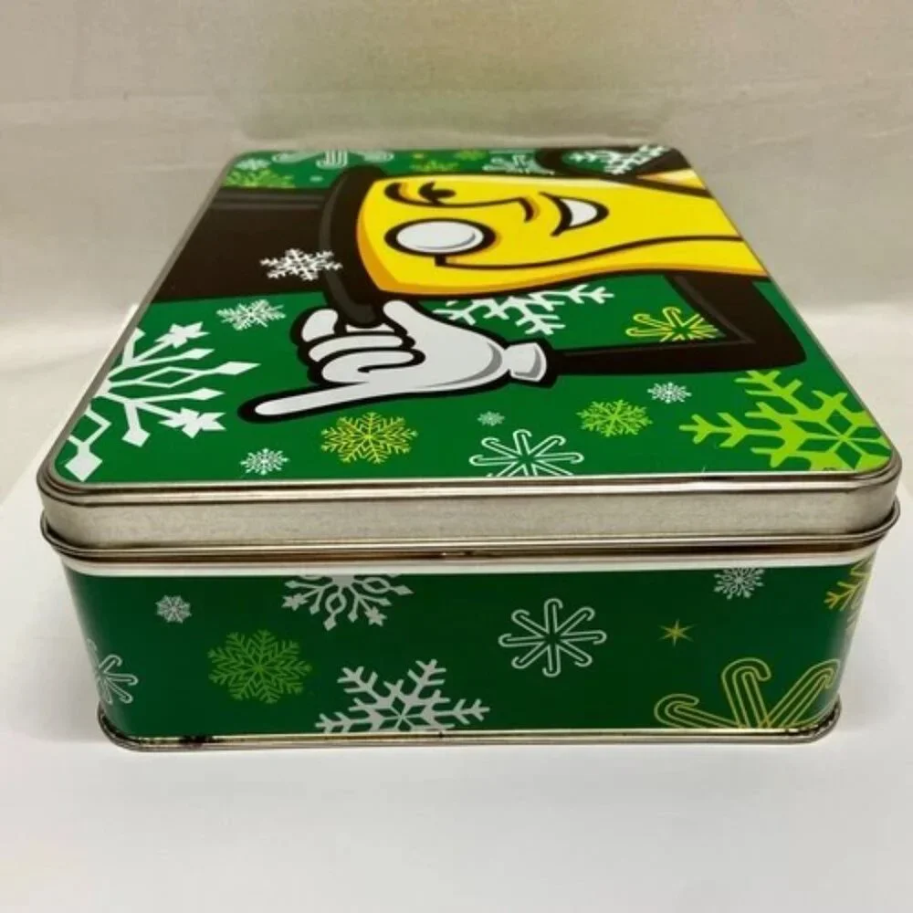 Vintage Mr. Peanut Planters Nuts Christmas Tin 9